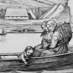 Ferryboat on the river Main