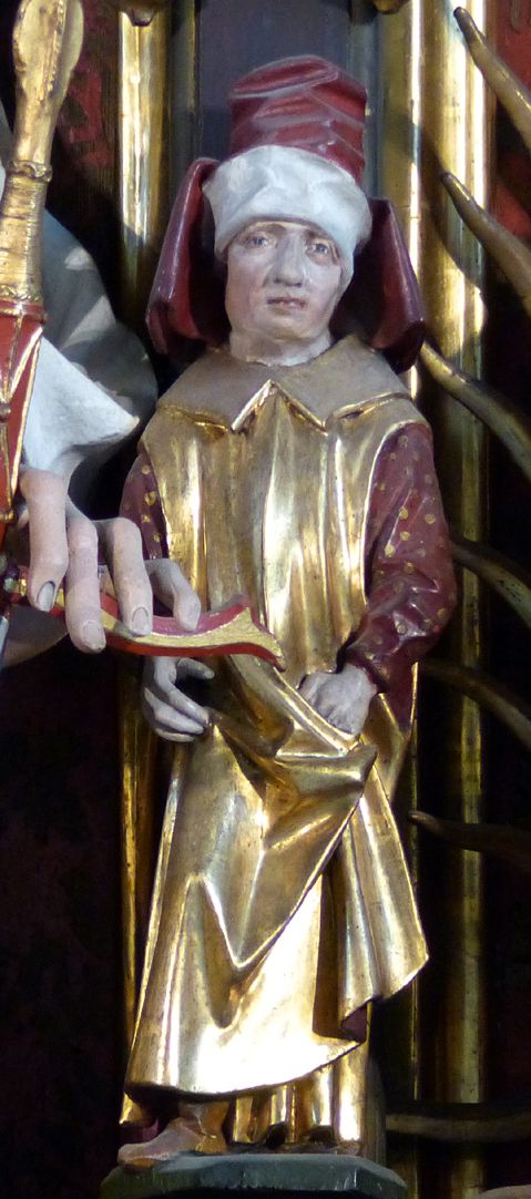 Zwickau high altarpiece Schrein, Prophet ? (rechts von Maria)
