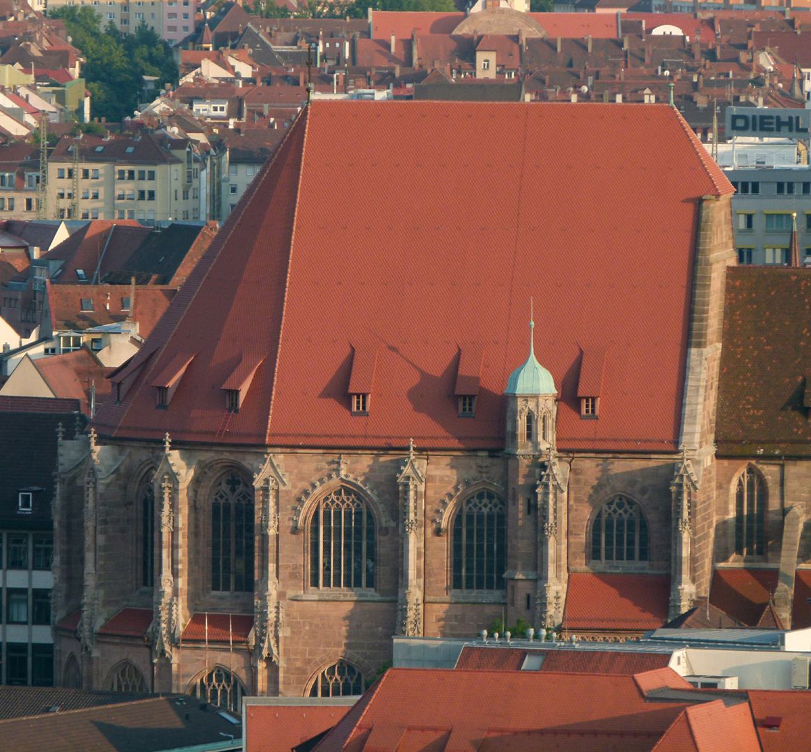 St. Lorenz-Church, choir Choir from the north (with the roof situation that was changed in 2010)