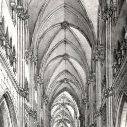 Interior of St. Sebaldus Church in Nuremberg