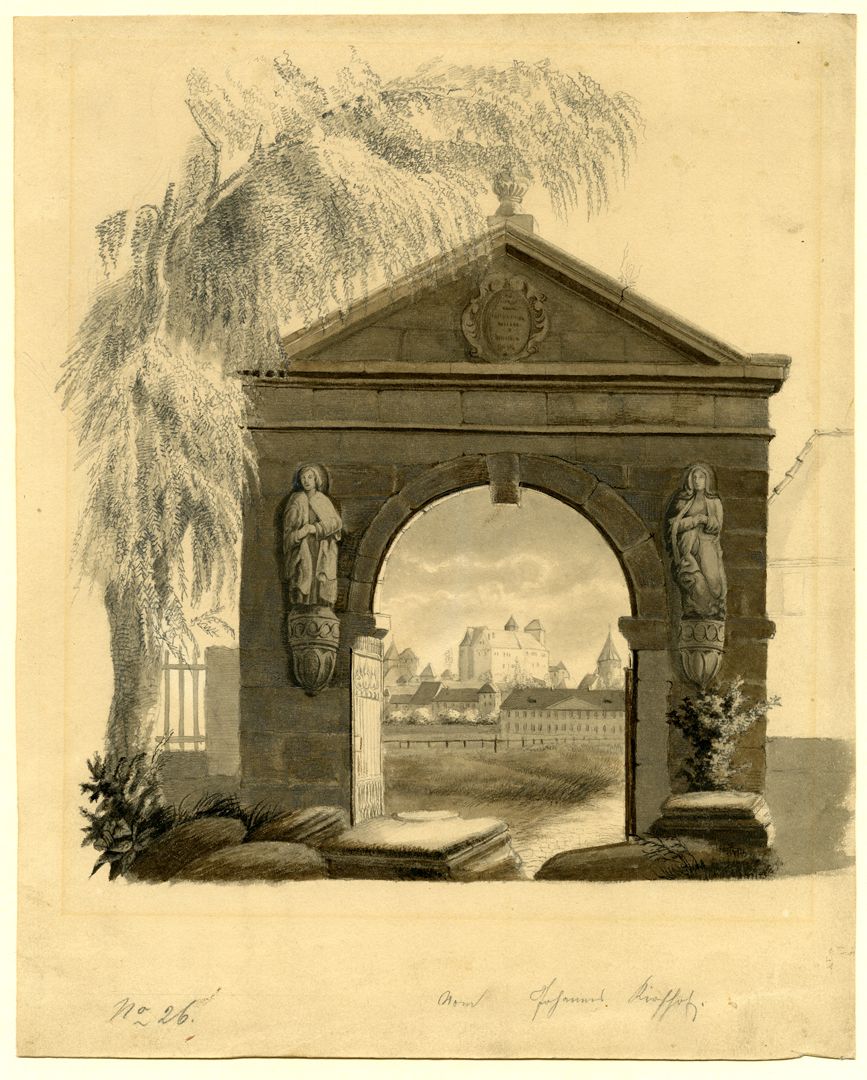 Eingangsportal am Johannisfriedhof 