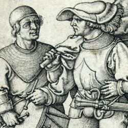 Ensign and drummer in the peasants‘ war 1525