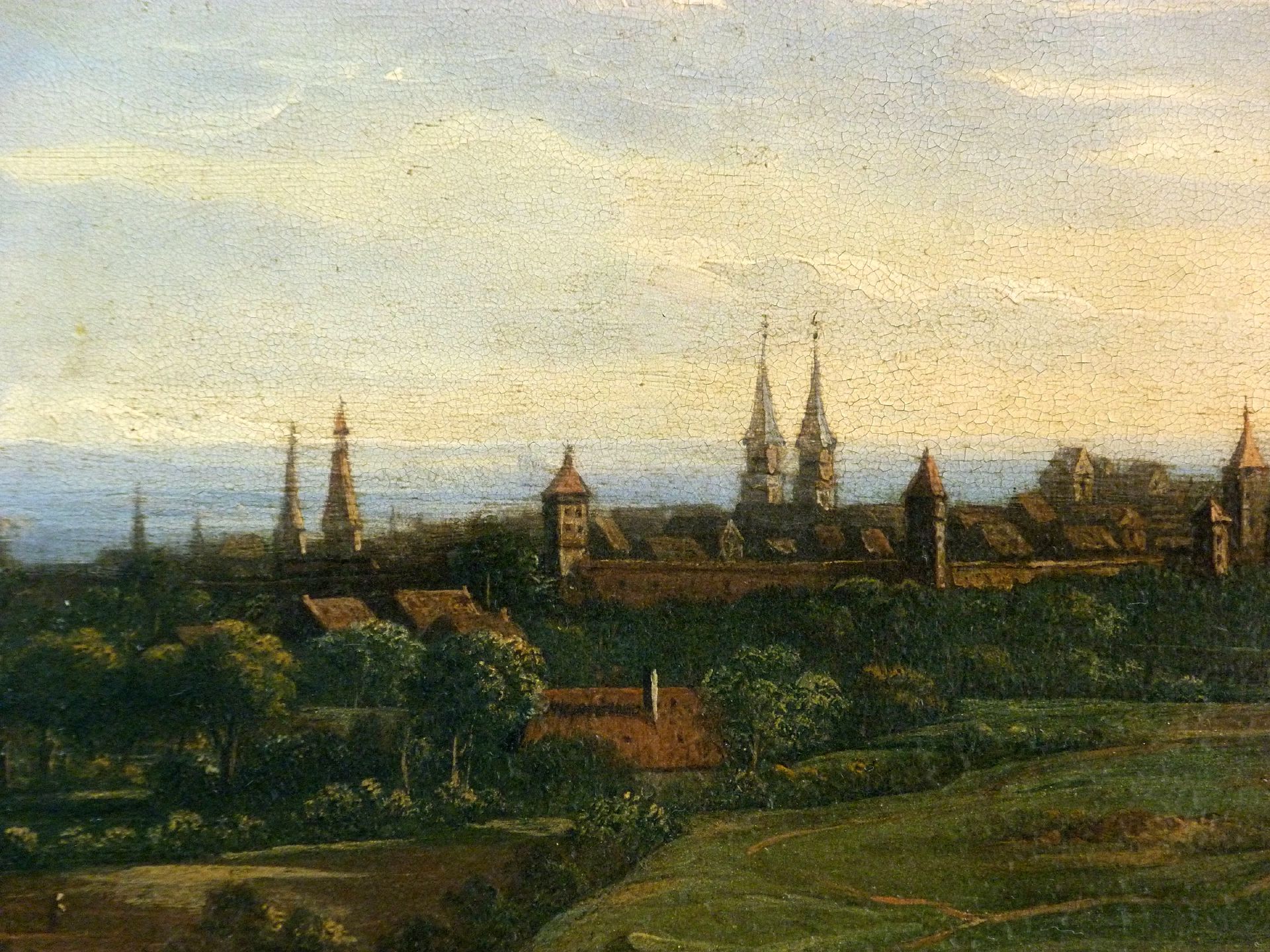 View of the City from the north-east Detail with St. Sebald-Church