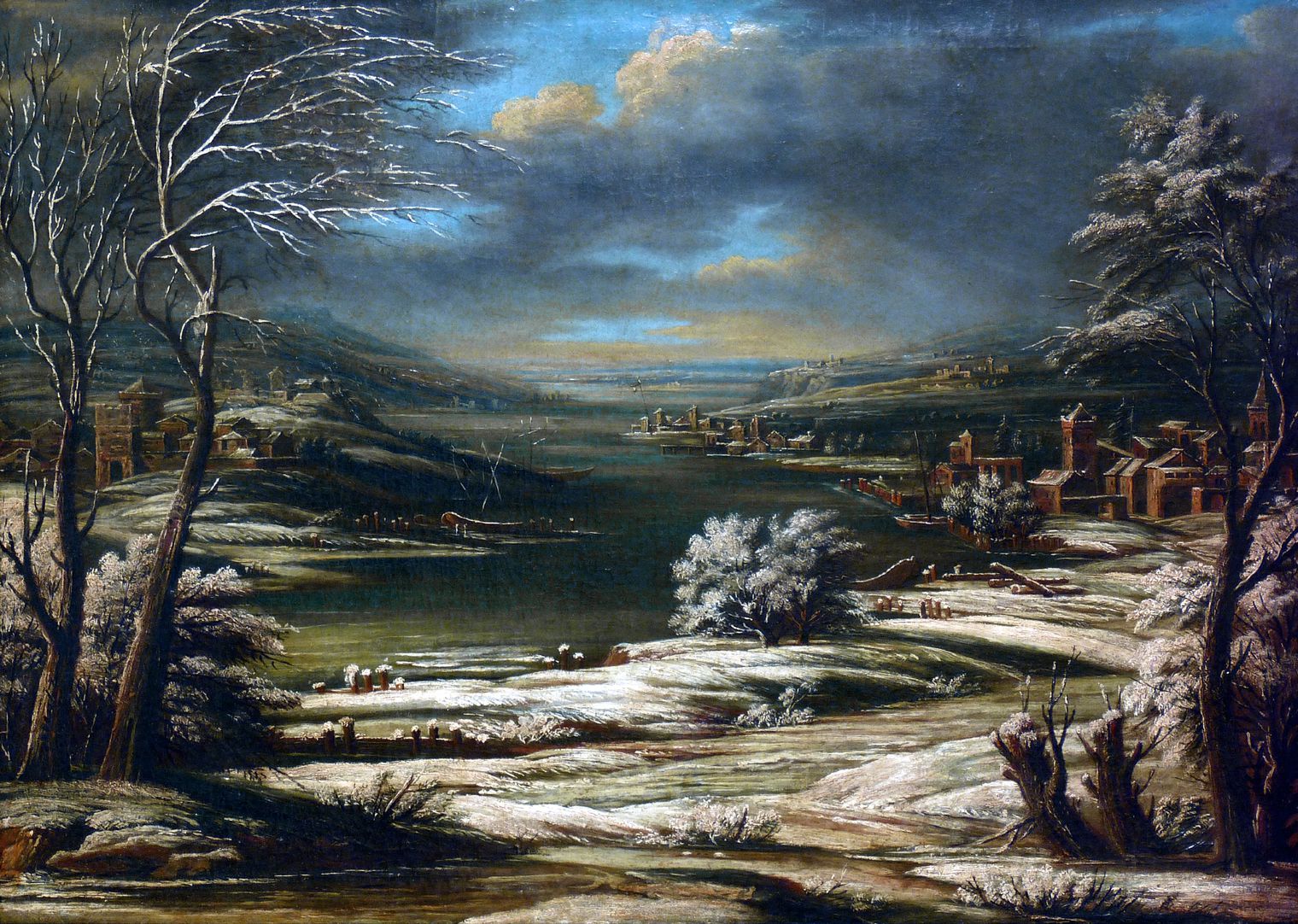 Winter landscape General view