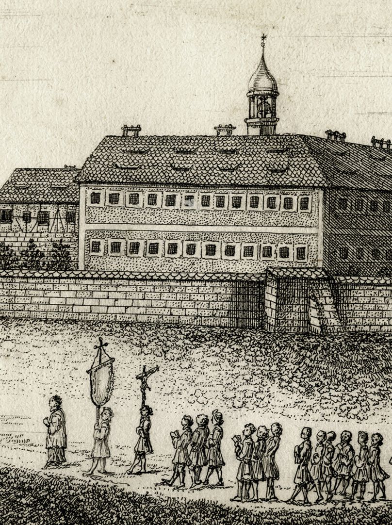 St. Mary´s castle near Klein Amberg, 3 miles off Nuremberg Procession