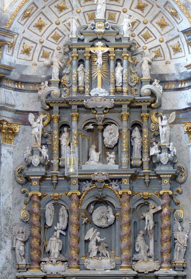 Altar of St. Bernard Main structure frontal
