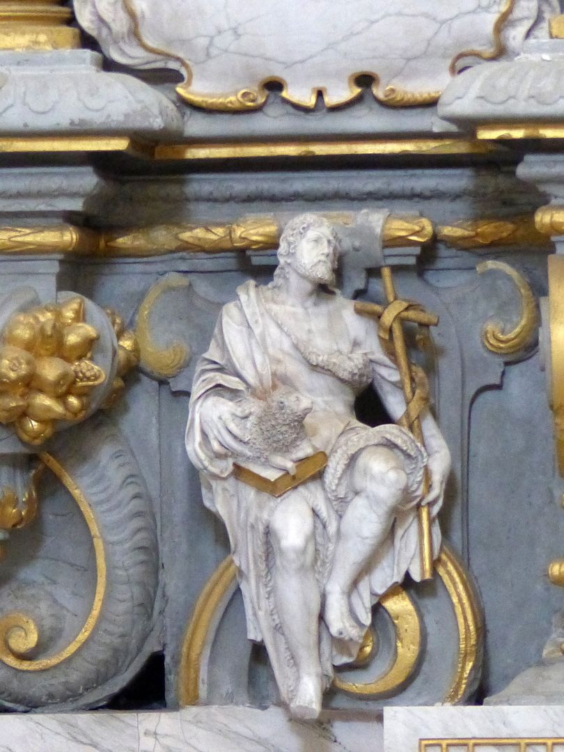Altar of St. Bernard predella with John the Baptist
