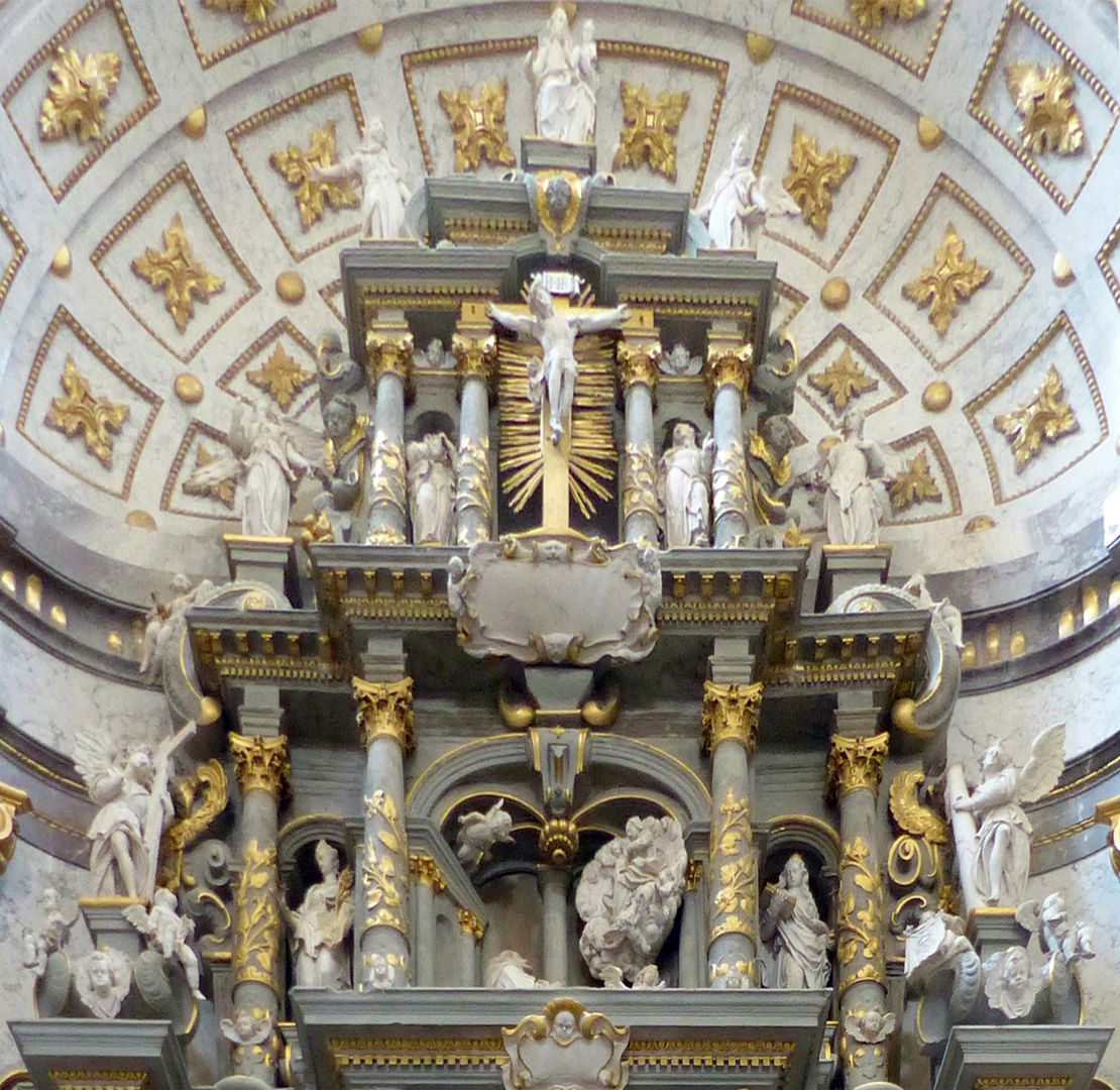 Altar of St. Bernard Upper storey and attic