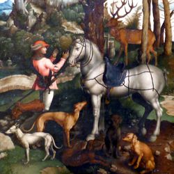 Copy of St. Eustachius after Albrecht Dürer