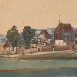 Church and churchyard of St. John´s near Nuremberg