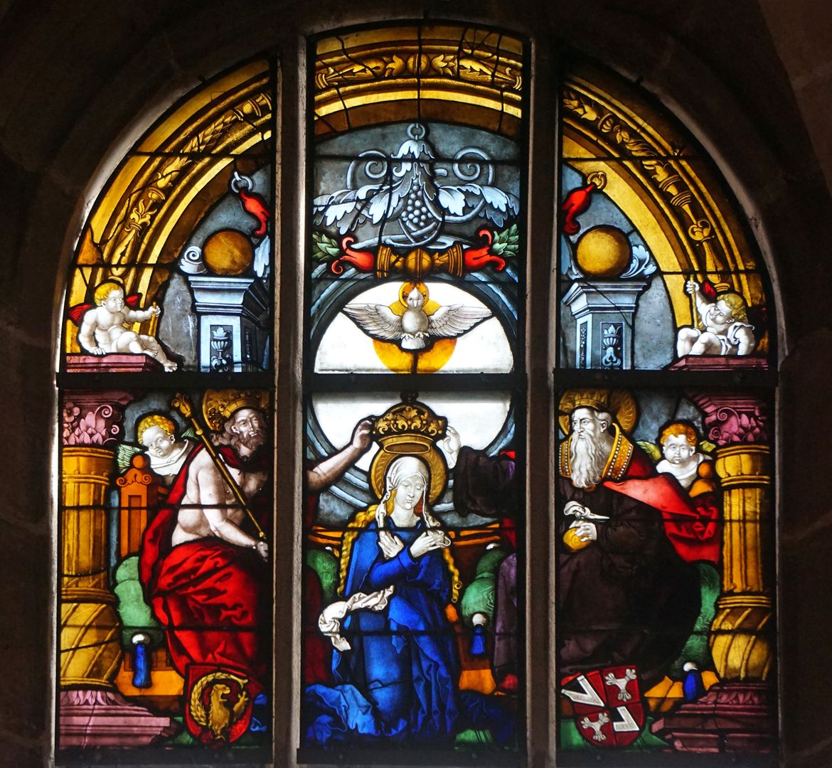 Himmelfahrt und Krönung Mariä Marienkrönung der Rochuskapelle in Nürnberg (1522)