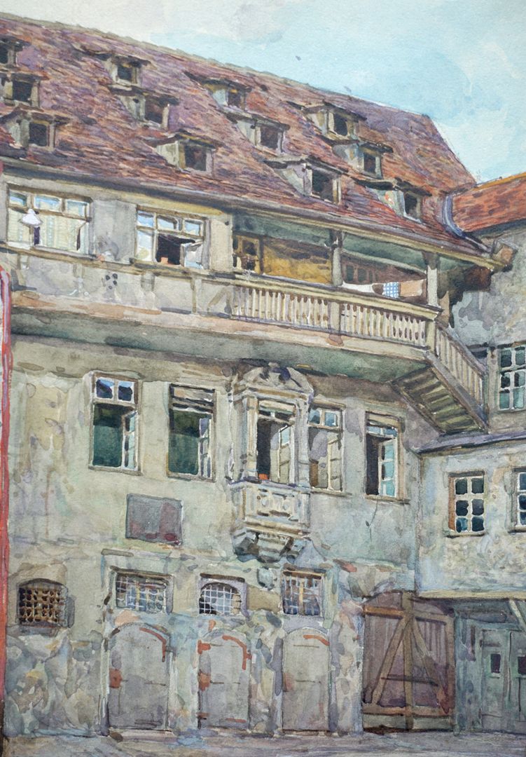 Bayerischer Hof in Nürnberg mittlere Bildfläche, Detailansicht