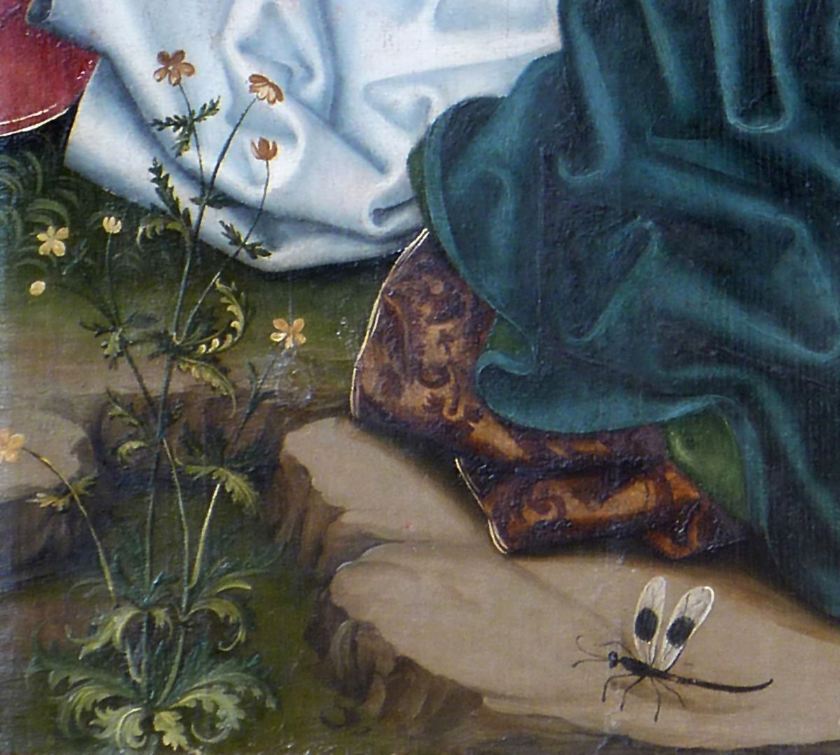 Ascension of Christ Left lower border of the Ascension picture