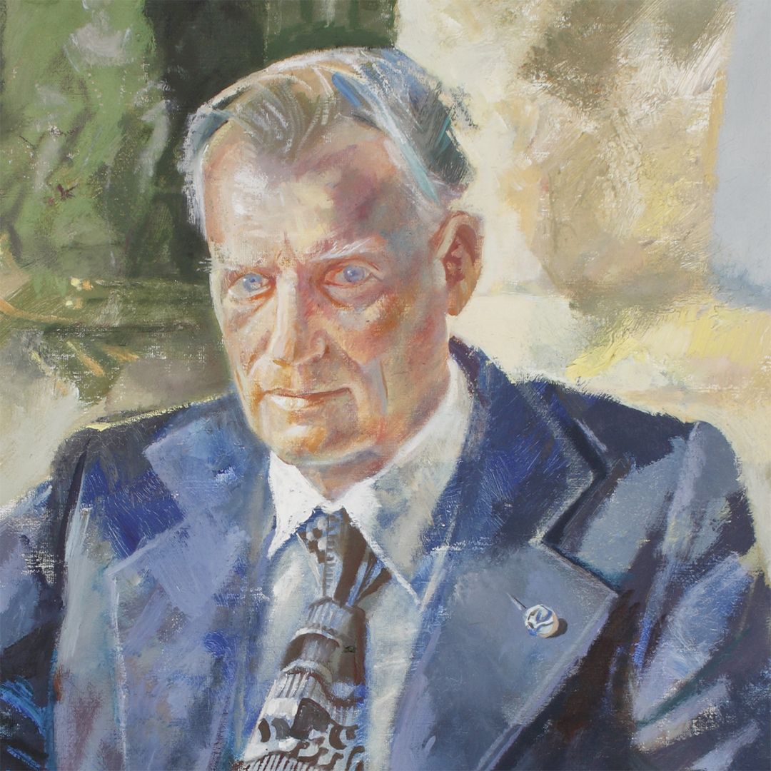 Portrait of Prof. Dr. Nikolaus Fiebiger Detailed view
