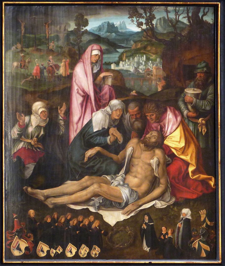 Lamentation of Christ Simultaneous representation of the suffering, death and burial of Christ