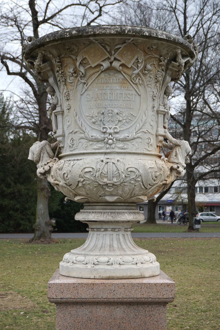 Marble Vase in Memory of the First German Singers' Festival 1861 View from north-west