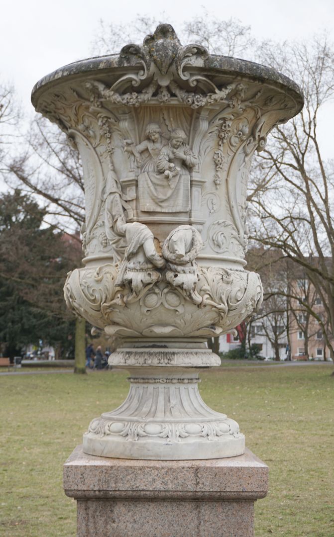 Marble Vase in Memory of the First German Singers' Festival 1861 View from the northeast