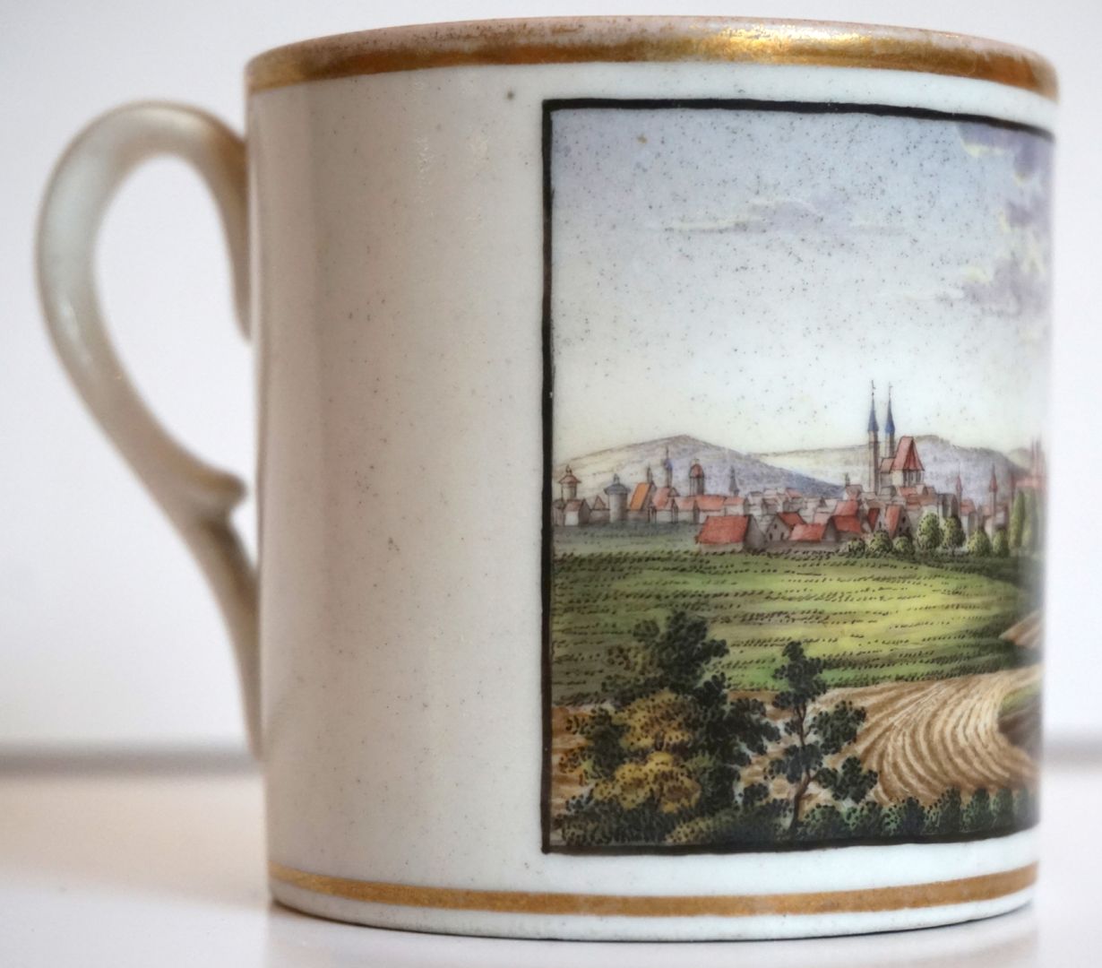 Cup with Nuremberg view from 