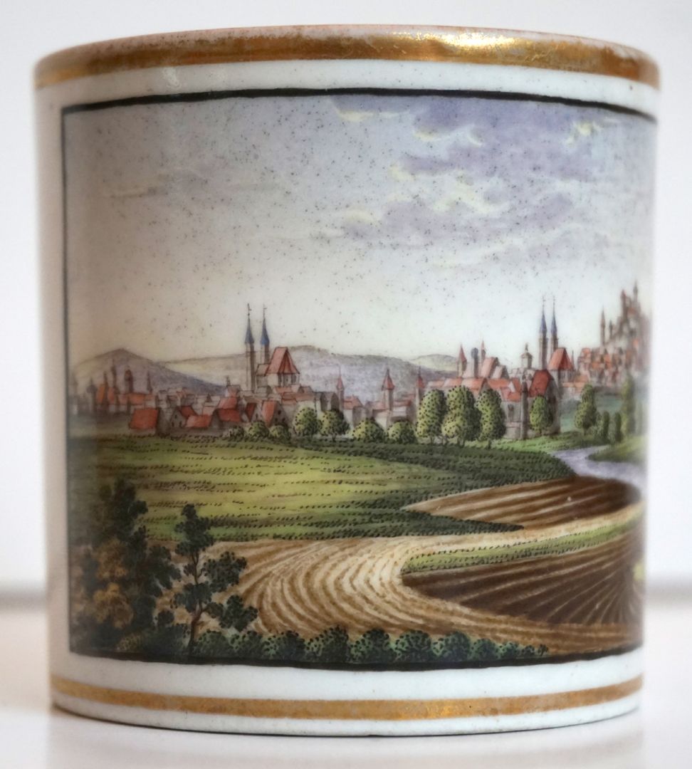 Cup with Nuremberg view from 