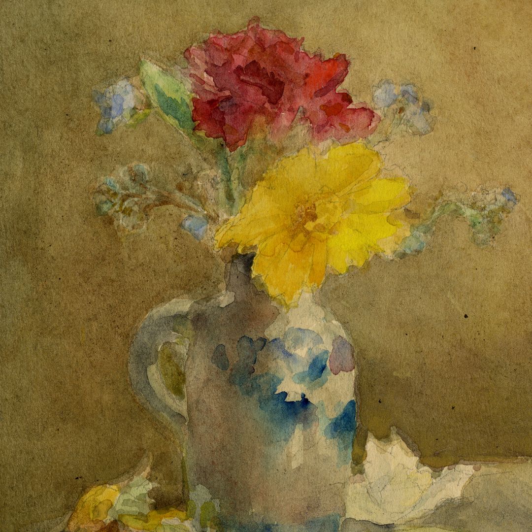 Still life with flowers Detail view