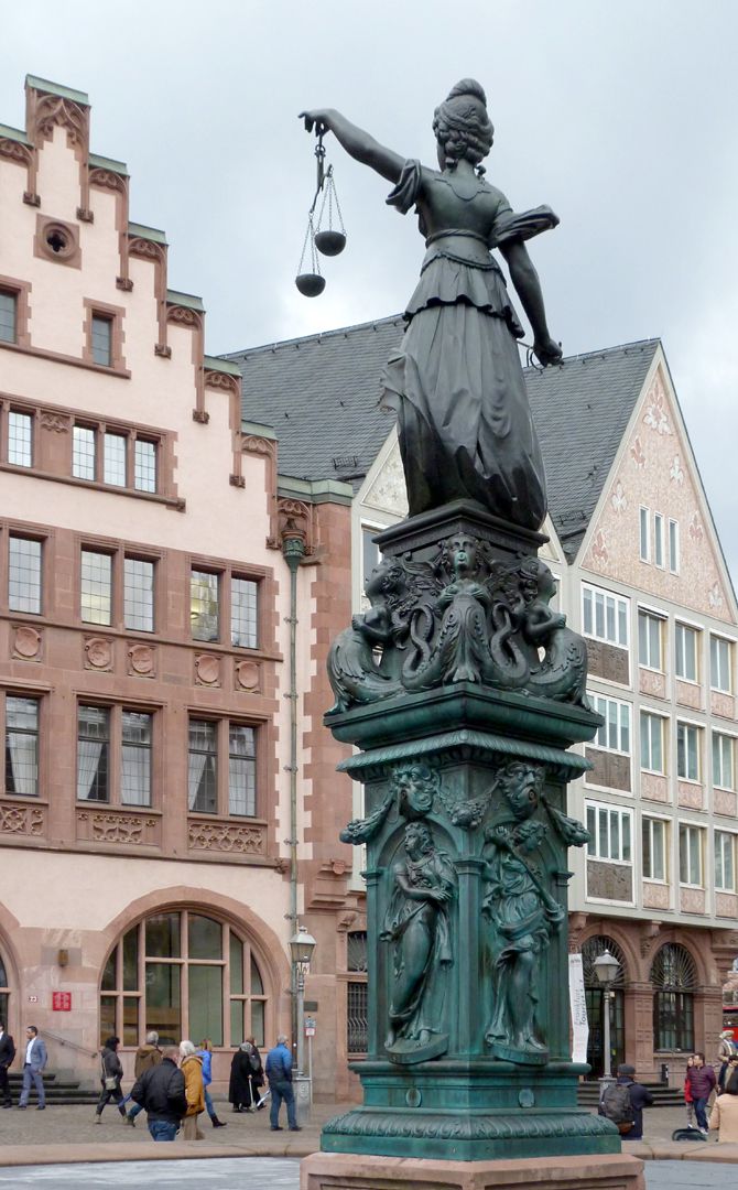 Fountain of Justice (Frankfurt a.M.) General view from the southeast