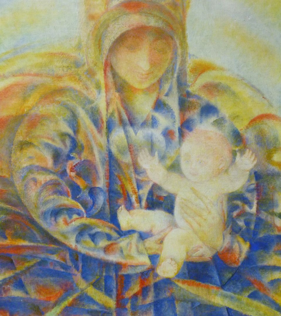 Madonna with child Mother with child, detailed view