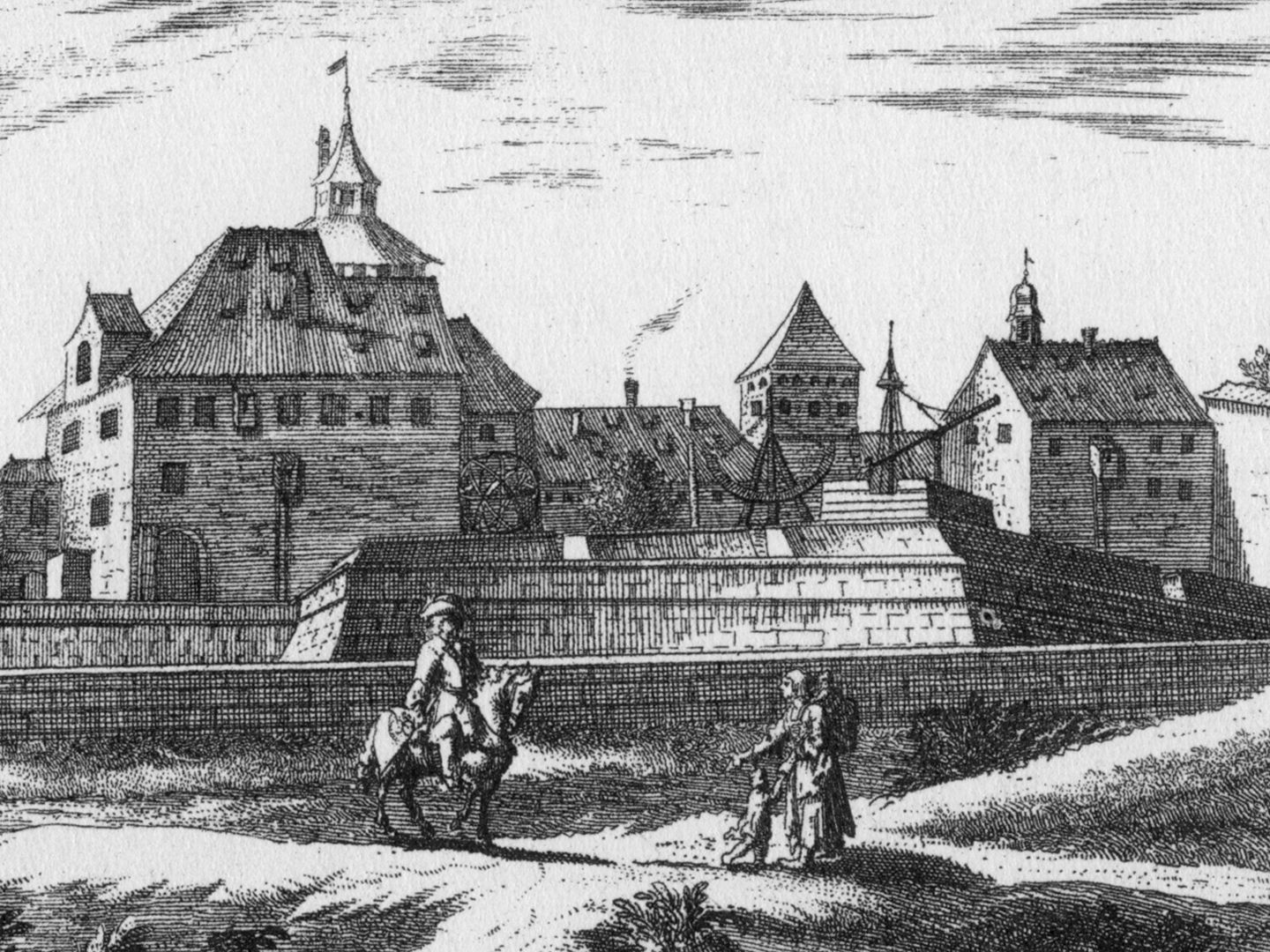 View of the observatory of the fortress Detailes view with observatory