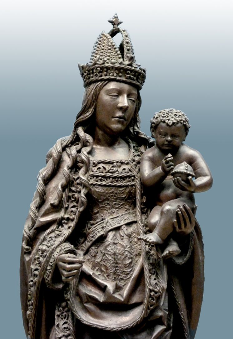 Mary with Child Upper part of the body