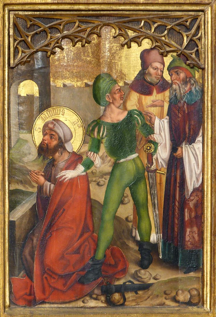 Panels of the Harsdörffer altar Martyrdom of Jacobus