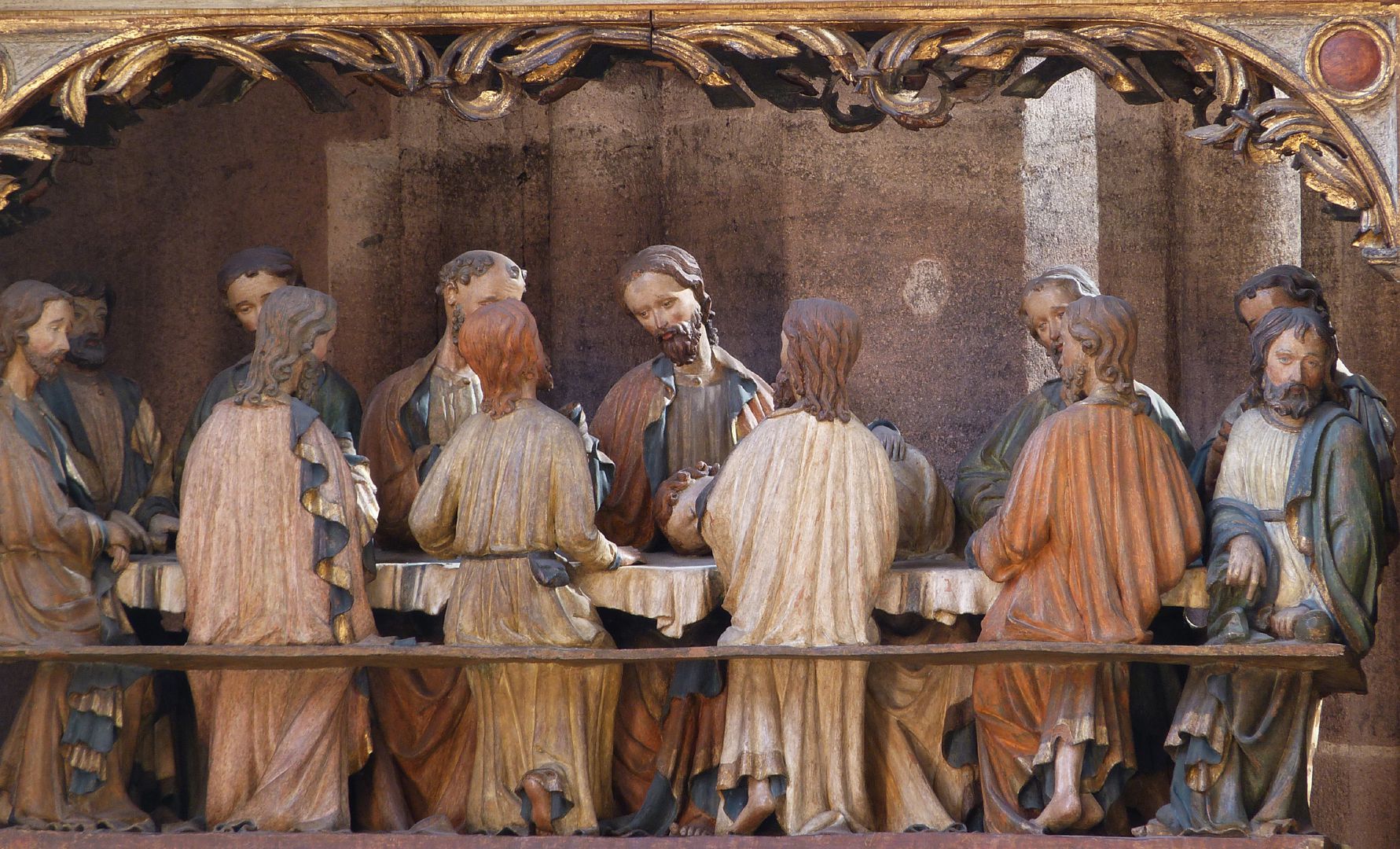 Johannesaltar (Altar der beiden Johannes) Abendmahlszene