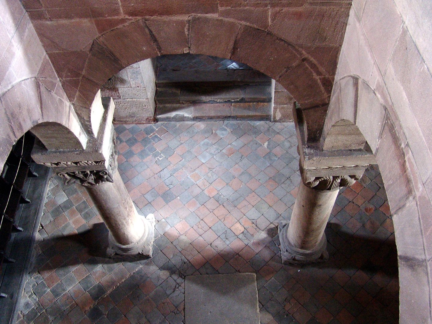 Kapelle der Kaiserburg Blick in die Untere Kapelle