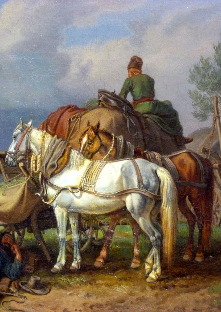 Rest Detail with horses