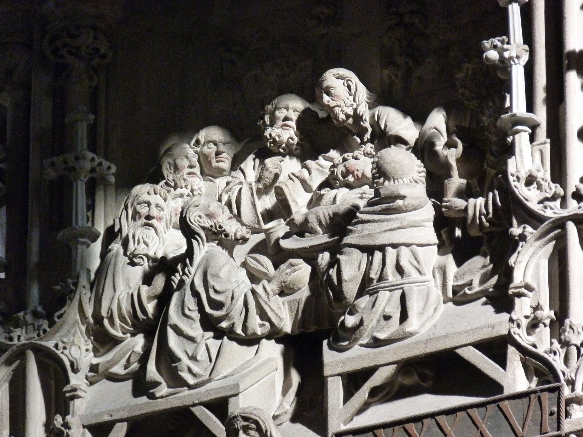 Tabernacle The Last Supper, detail