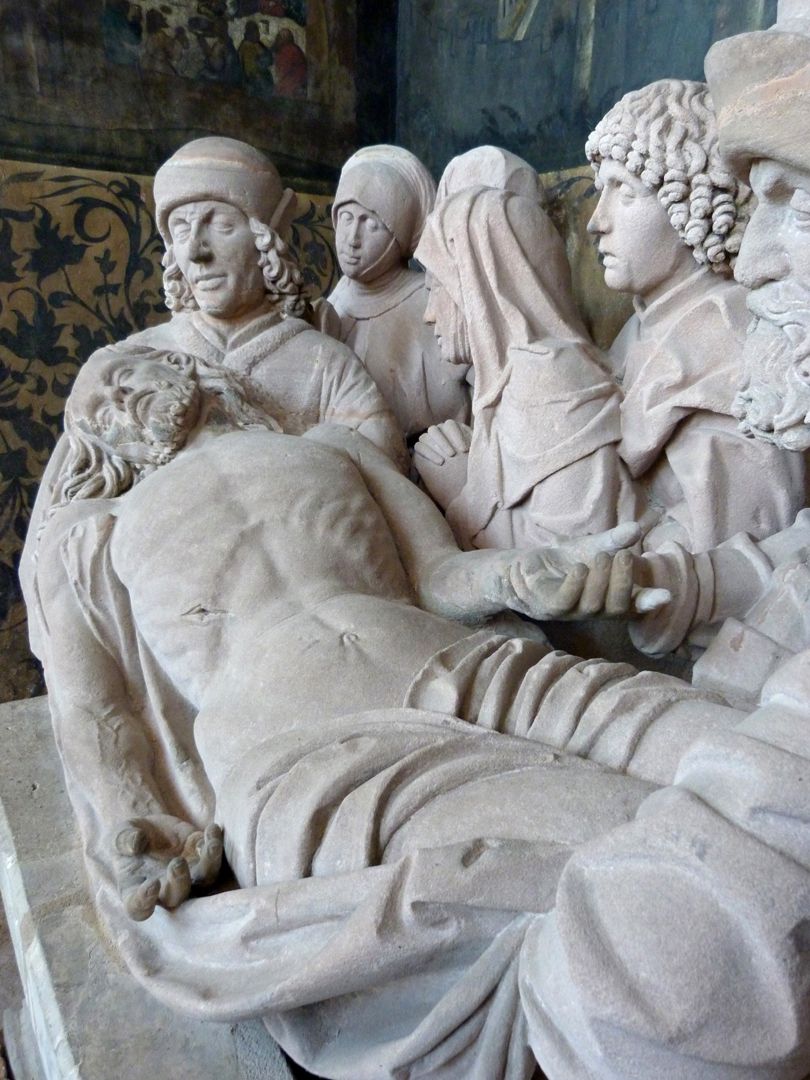 Entombment Entombment: Detail from r. to l.