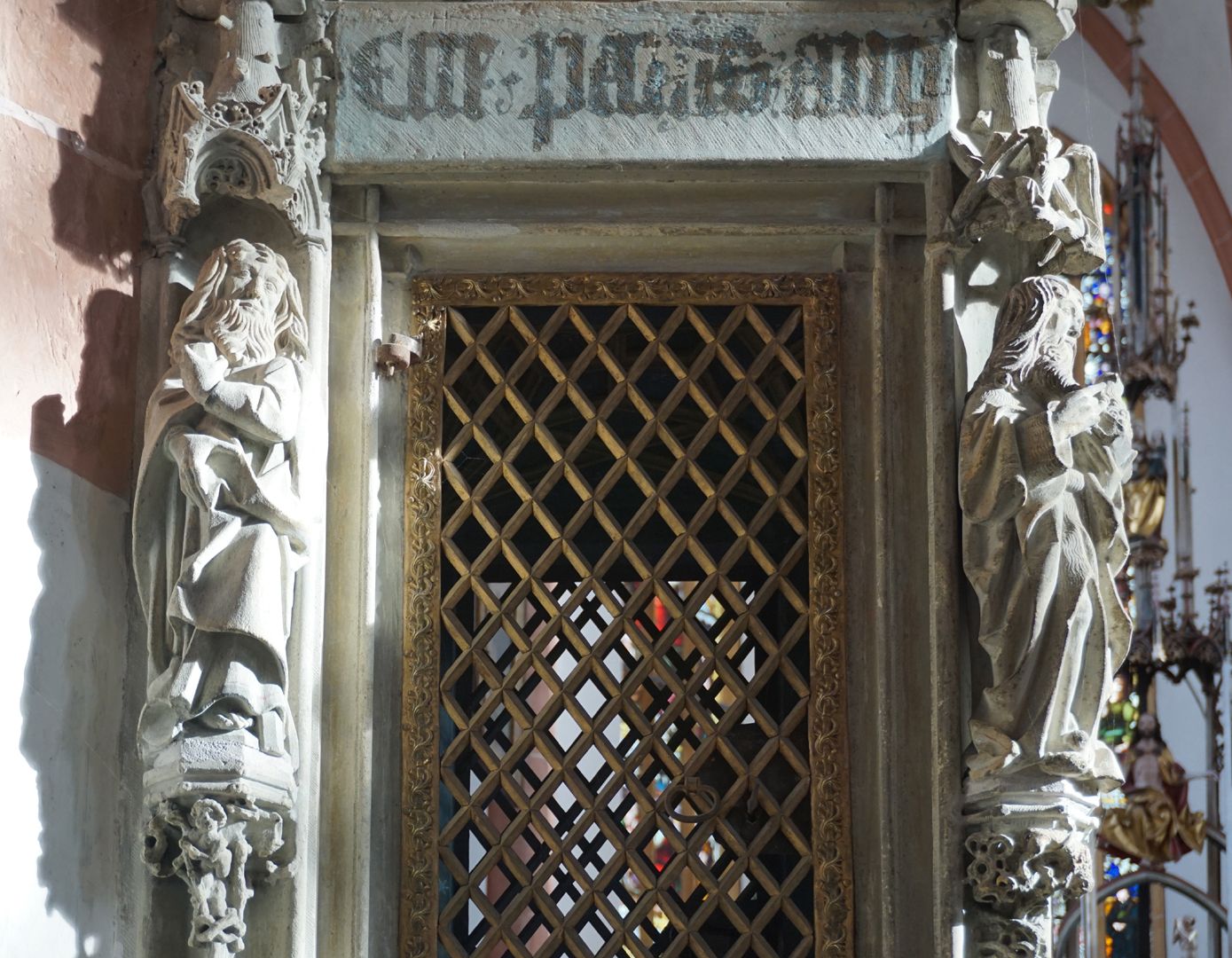 Sacrament house in Schwabach Tabernacle from the west