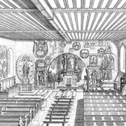 “Urbis Norimbergensis Insigniorum Templorum…” St. George´s Church in Kraftshof (Georgskirche)