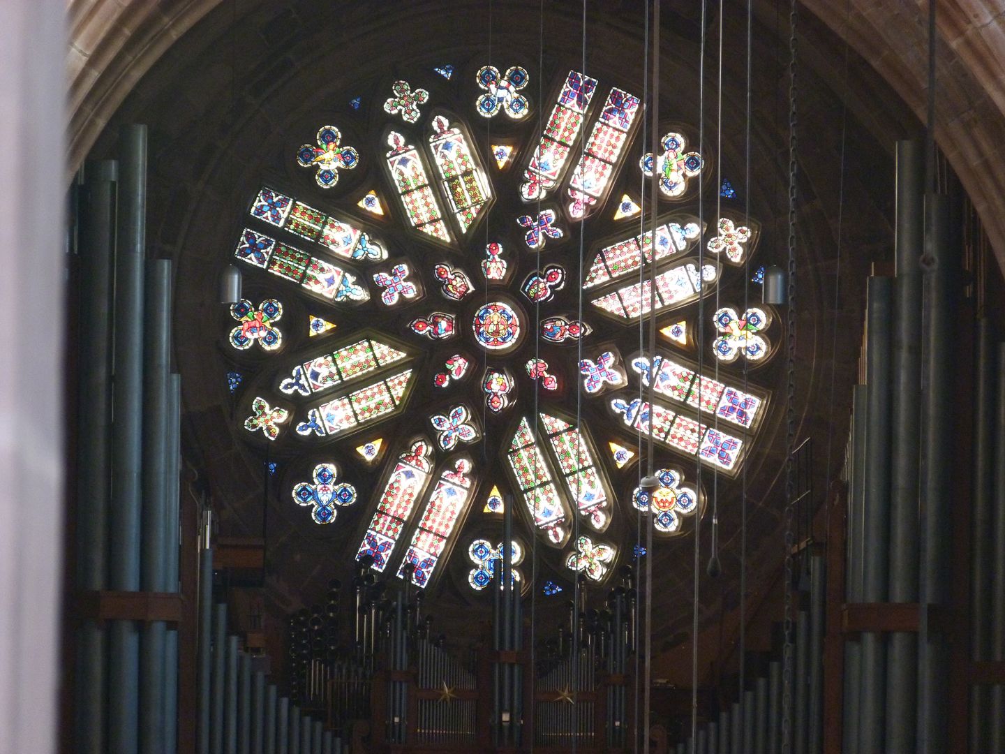 Die Lorenzkirche als Architektur Rose von Innen