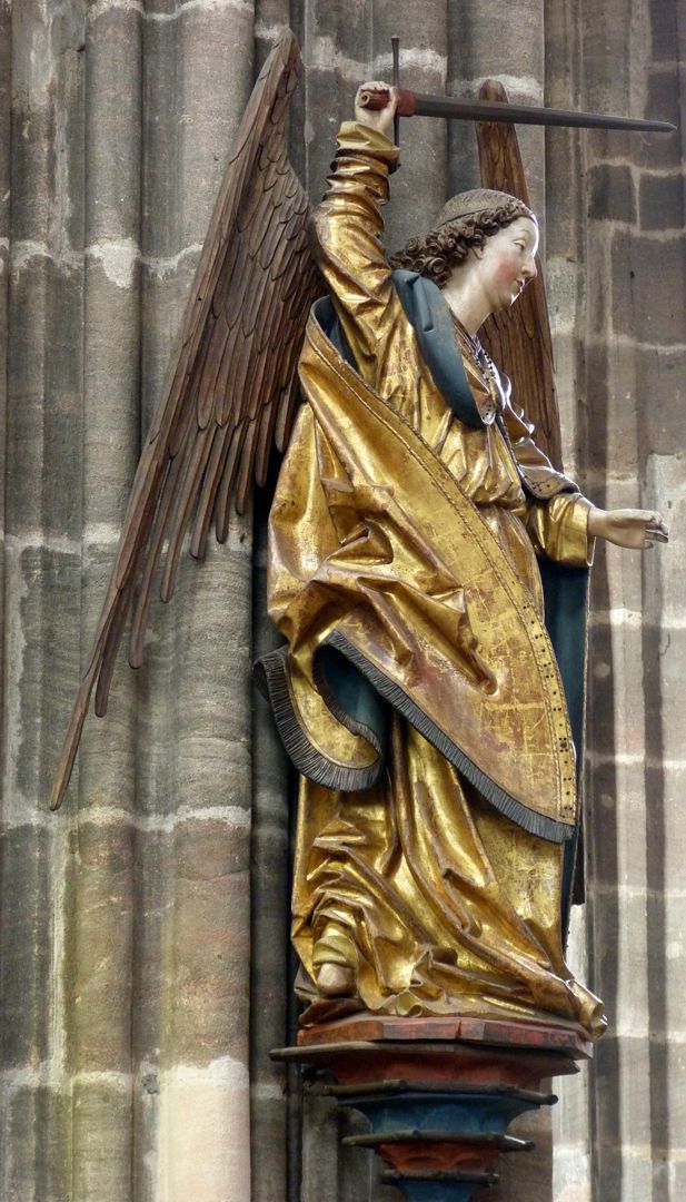 Archangel Michael Diagonal view of the right side