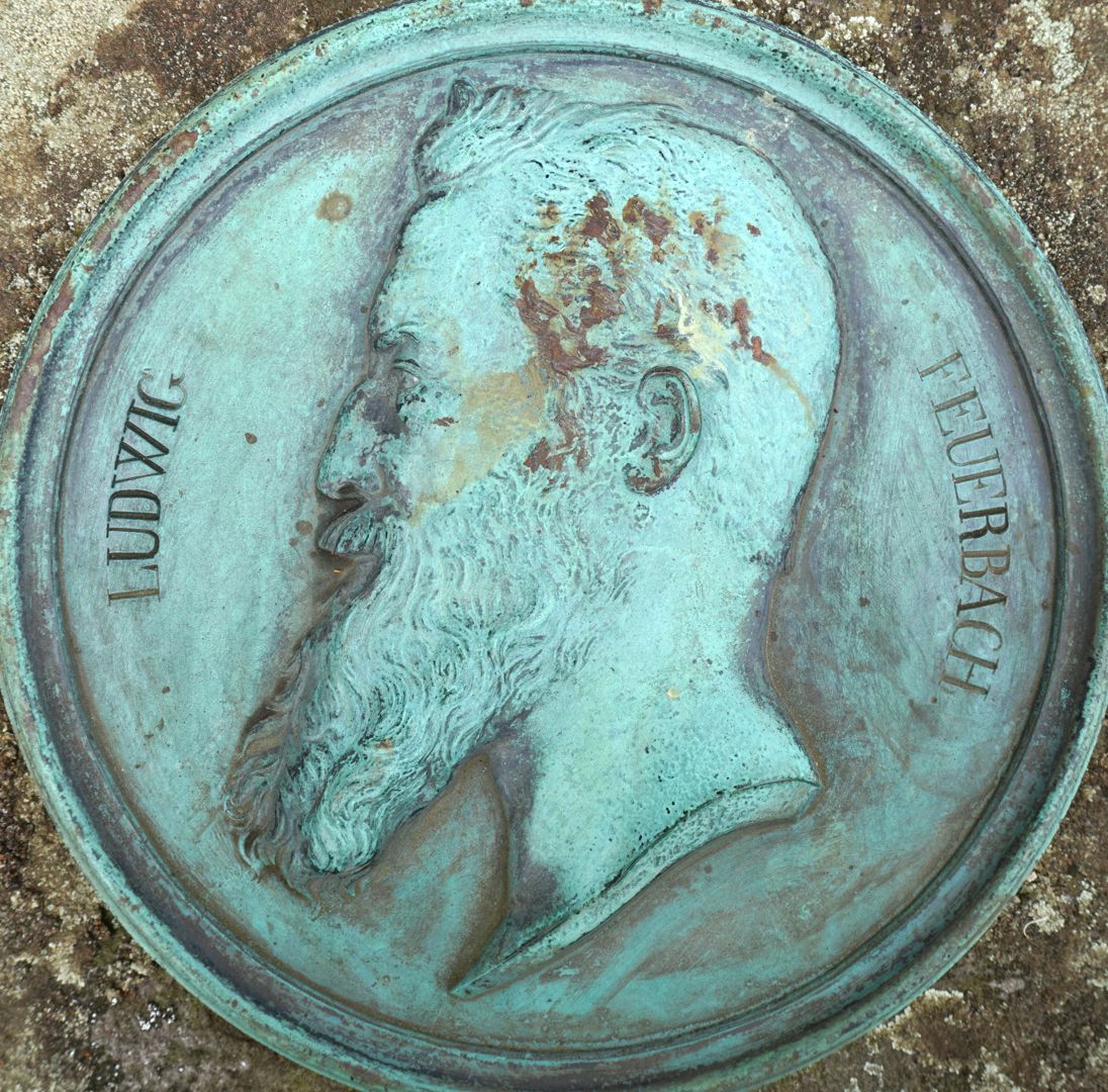 Gravesite of Ludwig Feuerbach Portrait