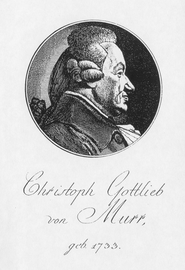 Portrait of Christoph Gottlieb von Murr 