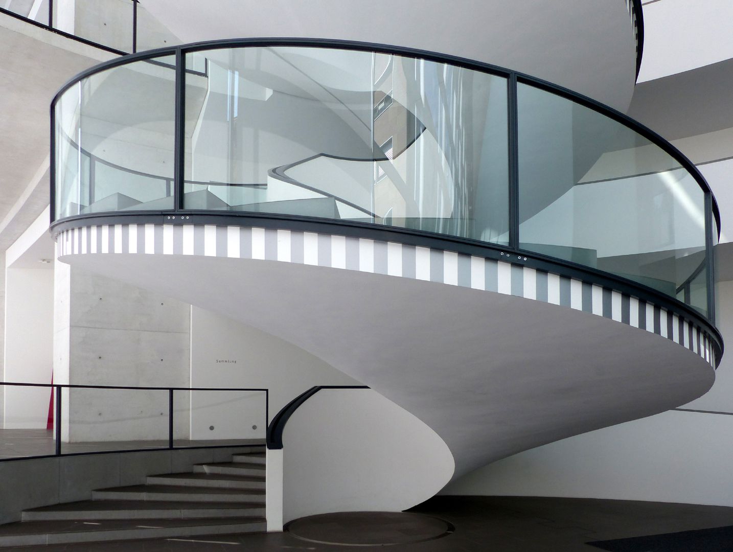 New Museum Spiral staircase