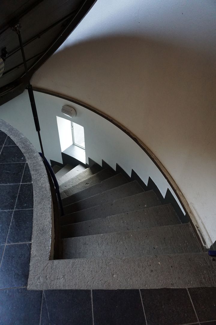Public observatory on the Rechenberg stairs to dome room with lowerable floor