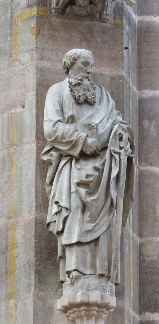 St. Paul Slightly diagonal view from the left (date in the canopy)