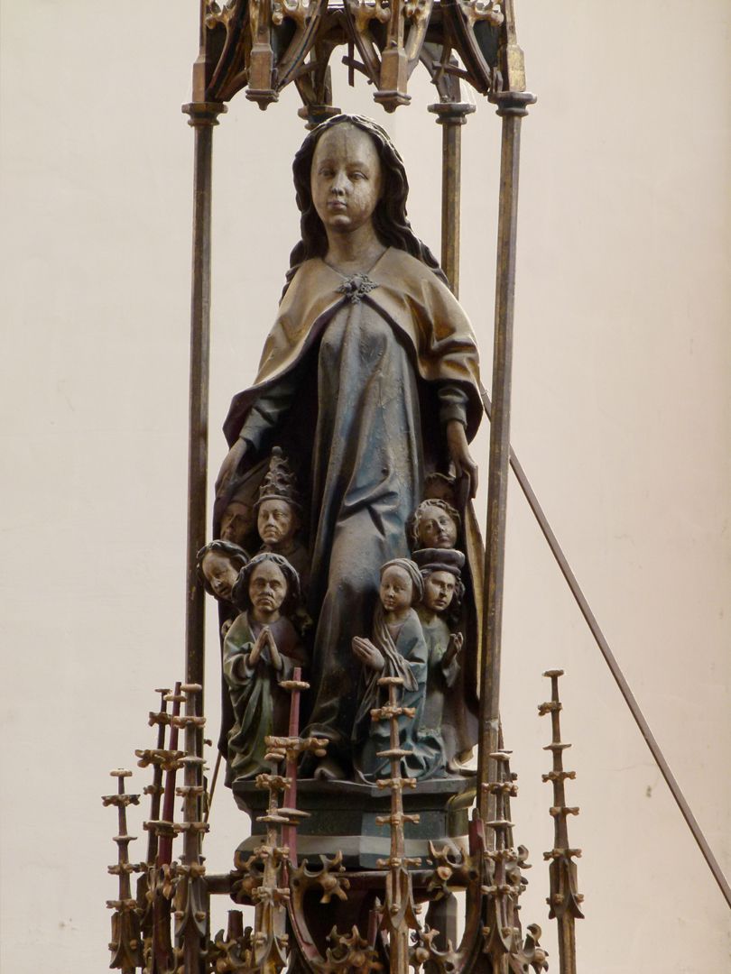 Peringsdörffer Retable Superstructure of the altarpiece: Virgin of the Protective Mantle