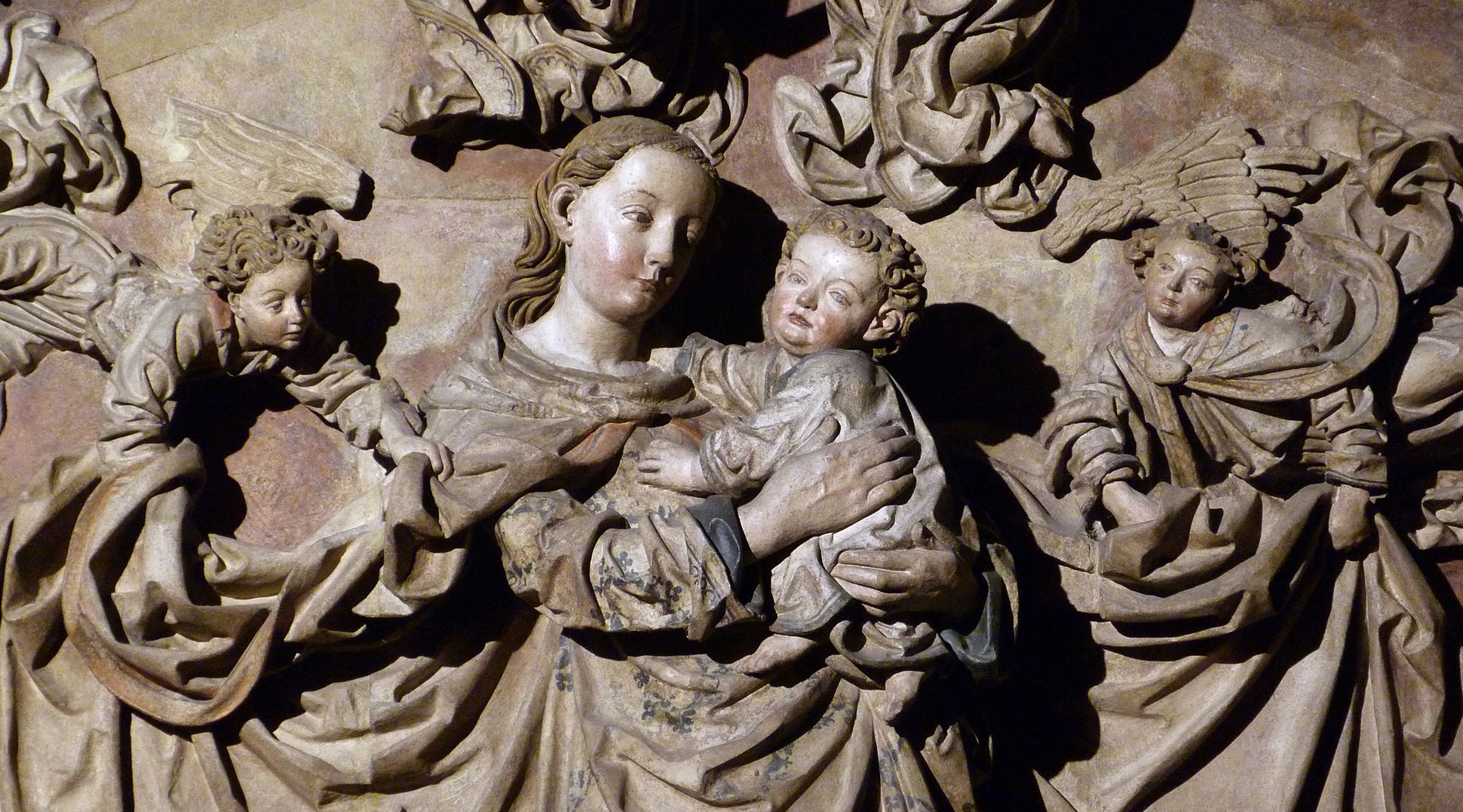 Peringsdörffer-Epitaph Maria mit dem Kinde umgeben von Engeln