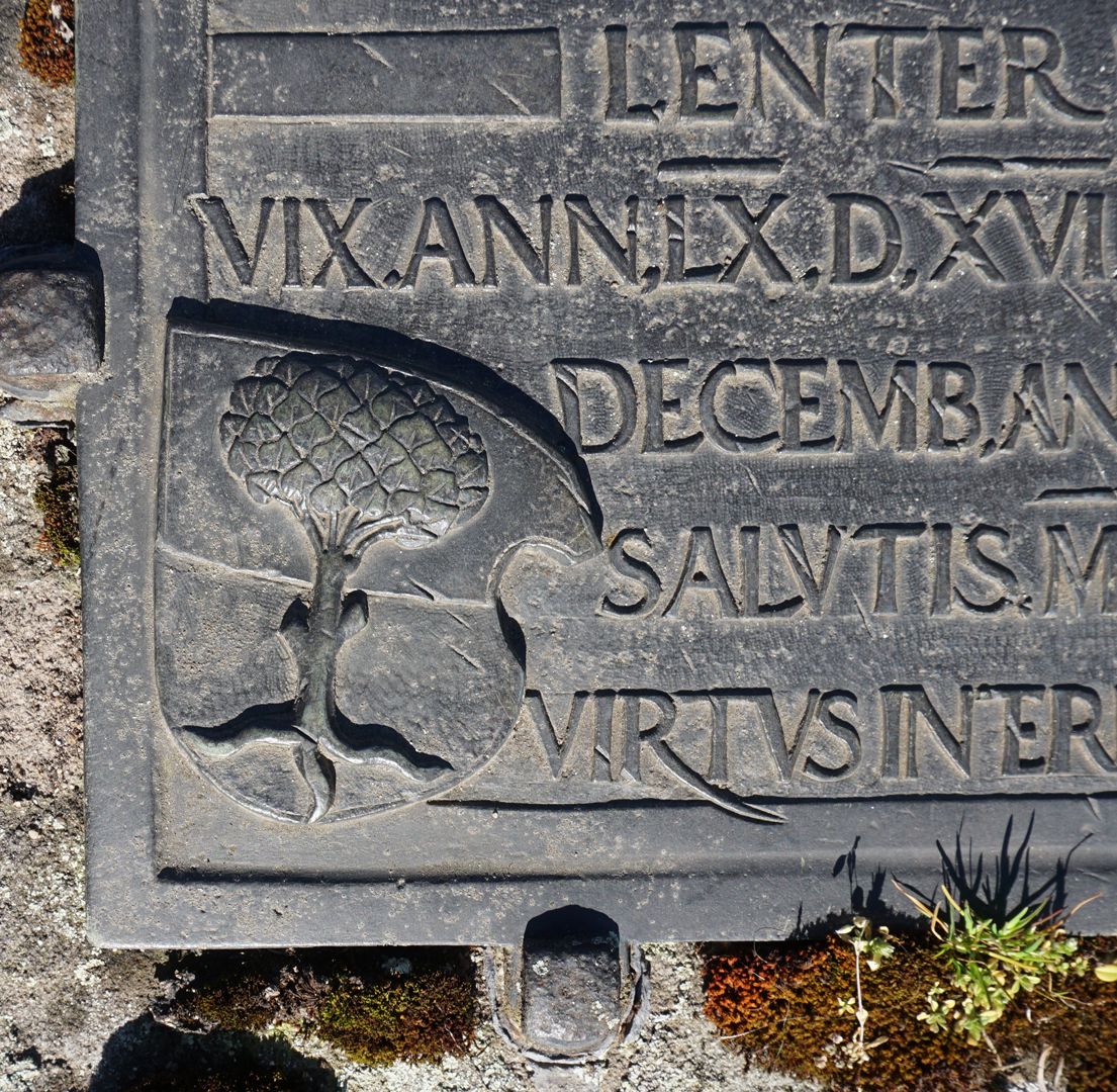 Epitaph of Willibald Pirckheimer Detailed view with Pirckheimer coat of arms