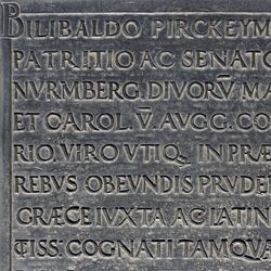 <Epitaph of Willibald Pirckheimer