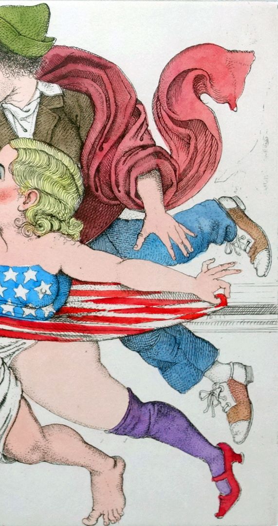 The Marx-Brothers in Moscow Detail with "flying" legs