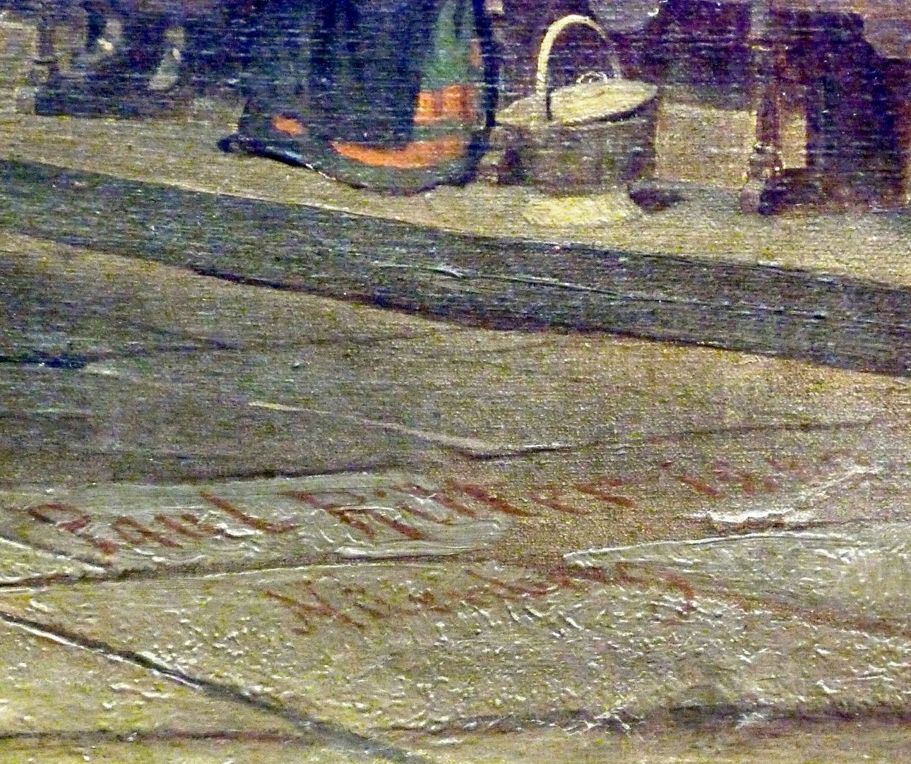 Tabernacle in St Lorenz-Church in Nuremberg with bridal procession form the early 17th century Signature