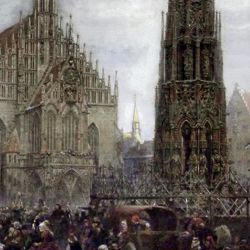 The Market Place in Nuremberg at the time of the tournament of 1496